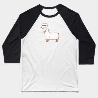 Ghost corgi - Boo! Baseball T-Shirt